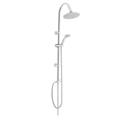 Panele prysznicowe - Deszczownia Egina szara/chrom Invena - miniaturka - grafika 1