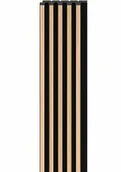 Panele ścienne i boazeria - Panel lamelowy Linerio S-line natur black 2,65 - miniaturka - grafika 1