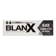 Pasty do zębów - BLANX BLACK CARBONE Pasta do zębów z aktywnym węglem, na próchnicę 75ml - miniaturka - grafika 1