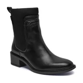 Sztyblety damskie - Marc Cain Skórzane sztyblety - miniaturka - grafika 1