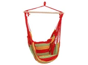 Fotele ogrodowe wiszące - Garden Pleasure Garden Pleasure Fotel hamakowy TOBAGO z 2 poduszkami, 1 sztuka (Czerwony/zielony/żółty) 4041908101365 - miniaturka - grafika 1