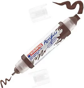 Marker akrylowy 3D e-5400 EDDING, podwójny, 2-3 mm, 5-10 mm, czekoladowy brąz - Markery permanentne - miniaturka - grafika 1
