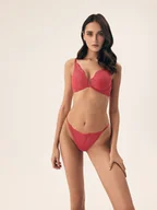 Biustonosze - Biustonosz push-up Bossa Esotiq ostry róż 65C - miniaturka - grafika 1