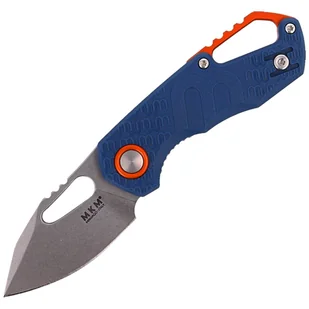 Nóż składany MKM Isonzo Clip Point Blue FRN, Stonewashed N690 by Jesper Voxnæs (MK FX03-3PBL) - Noże - miniaturka - grafika 1