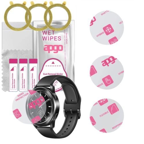 3x szkło Hybrydowe do Xiaomi Watch S3, zamiennik hartowanego, flexible