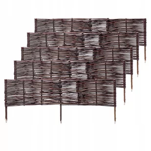 Palisada ogrodowa wiklinowa Sand 100 x 40 cm, 5 szt. - Ogrodzenia - miniaturka - grafika 1