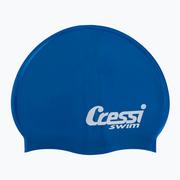 Pływanie - Cressi dzieci Silicone Cap czepek pływacki, niebieski, jeden rozmiar XDF220223 - miniaturka - grafika 1