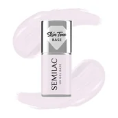 Żele do paznokci - Semilac Baza do lakierów hybrydowych Skin Tone Cover Base, Milky Pink - miniaturka - grafika 1