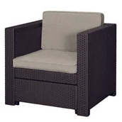 Fotele i krzesła ogrodowe - Fotel KETER Riviera 258959 Brązowy - miniaturka - grafika 1