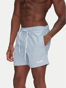 Kąpielówki męskie - HUGO Szorty kąpielowe Haiti 50469312 Błękitny Regular Fit - miniaturka - grafika 1
