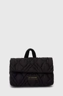 Plecaki - Love Moschino plecak damski kolor czarny mały gładki JC4162PP1LLR100A - miniaturka - grafika 1