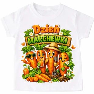 Koszulka na dzień marchewki - wzór marchewka1 - Koszulki dla dziewczynek Koszulka na dzień marchewki - wzór marchewka1 - Koszulki dla dziewczynek - miniaturka - grafika 1