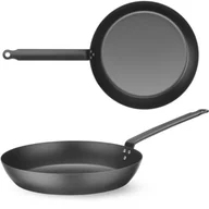 Patelnie - Patelnia do wszystkich typów kuchenek ze stali węglowej śr. 244 mm - miniaturka - grafika 1