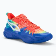 Buty sportowe męskie - Buty do koszykówki męskie PUMA Genetics Marcus Smart royal sapphire/red blast WYSYŁKA W 24H 30 DNI NA ZWROT - miniaturka - grafika 1
