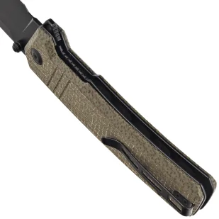 Nóż składany Civivi Bhaltair Green Burlap Micarta, Black 14C28N (C23024-3) - Noże - miniaturka - grafika 5