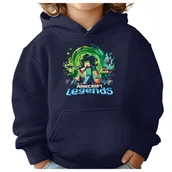 Bluzy dla dziewczynek - BLUZA DZIECIĘCA MINECRAFT LEGENDS 104 CHŁOPIĘCA DZIEWCZĘCA PREZENT - miniaturka - grafika 1