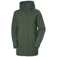 Płaszcze damskie - Helly Hansen Victoria, płaszcz przeciwdeszczowy, damski, zielony - miniaturka - grafika 1