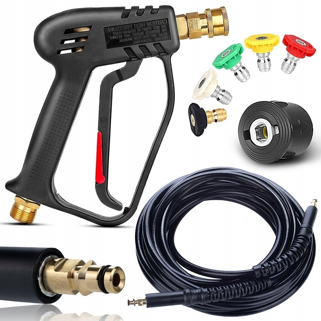 Rosfix ZESTAW PISTOLET KARCHER K2-K7 WĄŻ 10M CLICK-CLICK DO MYJKI CIŚNIENIOWEJ HQ