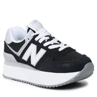 Moda i Uroda OUTLET - Sneakersy New Balance - WL574ZSA Czarny - miniaturka - grafika 1