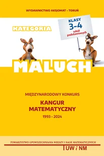 Matematyka z wesołym kangurem kategoria Maluch 2024 - Pomoce naukowe - miniaturka - grafika 1