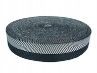 Pasmanteria - Taśma Meblowa Z Klejem Czarno-Szara Na Meble Tkaniny Dywany 4x100 - miniaturka - grafika 1