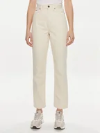 Spodnie damskie - Calvin Klein Jeansy K20K206573 Écru Slim Fit - miniaturka - grafika 1
