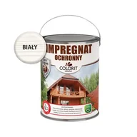 Farby i impregnaty do drewna - Colorit Drewno Impregnat ochronny biały 4,5 l - miniaturka - grafika 1