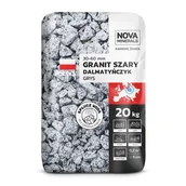 Pozostałe ozdoby ogrodowe - Grys granitowy szary DALMATYŃCZYK 30-60 mm 20 kg - miniaturka - grafika 1