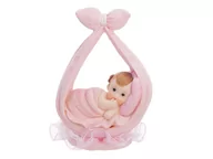 Dodatki do ciast w proszku - Unbekannt Figurka na tort Rosa chrzest pieluchy Baby Shower na dziecięce urodziny dekoracja na tort - miniaturka - grafika 1