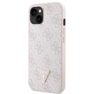 Etui i futerały do telefonów - Etui Guess GUHCP13MP4TDSCPP na iPhone 13 - różowe Crossbody 4G Metal Logo - miniaturka - grafika 1