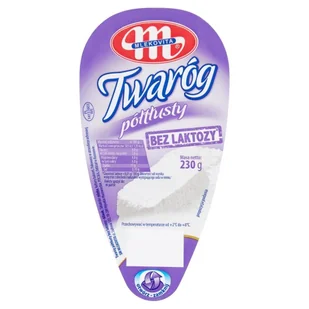 Mlekovita Twaróg półtłusty bez laktozy - klinek. - Sery - miniaturka - grafika 1