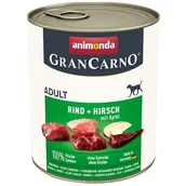 Mokra karma dla psów - Animonda GranCarno Dorosłe Dziczyzna Plus 800g 1138 - miniaturka - grafika 1