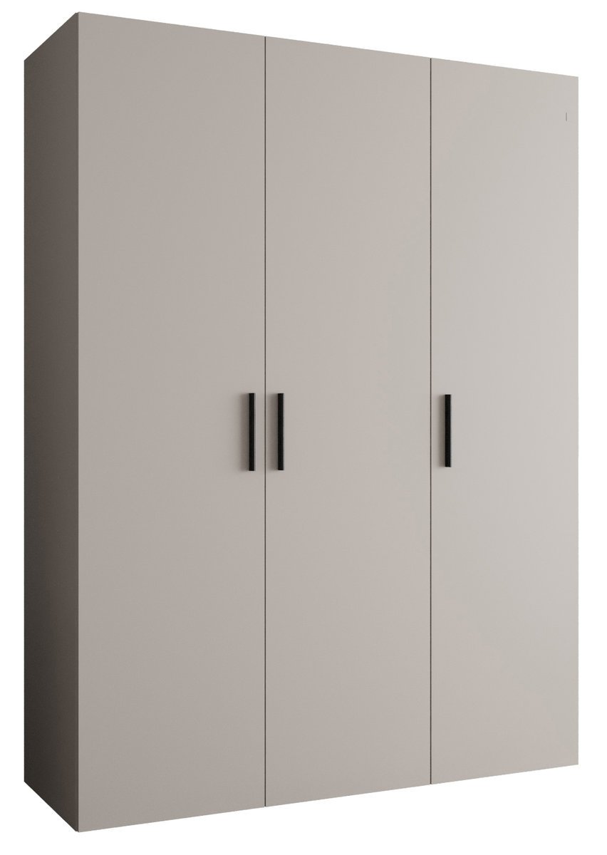 Szafa uchylna otwierana BARI 1 150 wys. 202 cm Kaszmir + u. Czarny