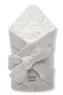 Rożki i beciki - Rożek Niemowlęcy Wafelek Szary - miniaturka - grafika 1