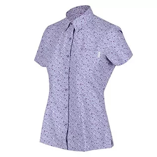 Koszulki i topy damskie - Regatta Damska koszulka Mindano V' Quick Drying Active Short Sleeve Shirts Lilcblmpetal S RWS116 - grafika 1