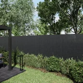 Ogrodzenia - Profil imitujący wiklinę mata 1m antracyt Naterial - miniaturka - grafika 1