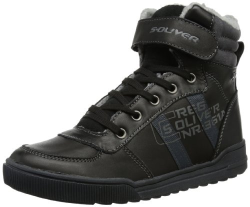 s.Oliver Casual 5-5-46311-31 sneakersy chłopięce, czarny - Czarny (Black 001) - 33 EU