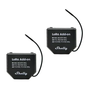 Shelly Zestaw 2 Przekaźników EU868 dla gen.3/4  LoRa Add-on - Systemy inteligentnych domów - miniaturka - grafika 1