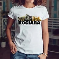 Koszulki i topy damskie - Kociara - koszulka damska - miniaturka - grafika 1