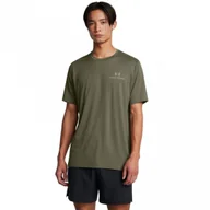 Koszulki sportowe męskie - Męska koszulka treningowa Under Armour Vanish Energy SS - oliwkowa/khaki - UNDER ARMOUR - miniaturka - grafika 1