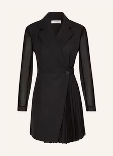 Sandro Sukienka Kopertowa schwarz - Sukienki - miniaturka - grafika 1