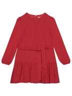 Sukienki i spódniczki dla dziewczynek - Mayoral Sukienka codzienna 7908 Czerwony Regular Fit - miniaturka - grafika 1