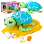 Zabawki interaktywne dla dzieci - Silverlit Interaktywny Żółw Niebieski Uratuj Żółwia Rescue Turtle - miniaturka - grafika 1