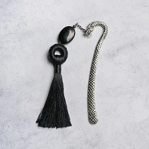 S A L E : smocza zakładka : BLACK - Zakładki do książek - miniaturka - grafika 1