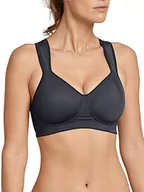 Biustonosze - Schiesser Biustonosz Sportowy Softcup, Szary (Anthrazit 203), 90D - miniaturka - grafika 1