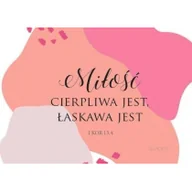 Magnesy - SZARON Magnes na lodówkę - Miłość cierpliwa jest - Szaron - miniaturka - grafika 1