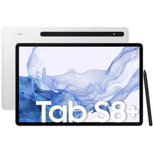 SAMSUNG Galaxy Tab S8+ 12.4" 8/256 GB Wi-Fi Srebrny + Rysik S Pen SM-X800NZSBEUE - Tablety - miniaturka - grafika 1