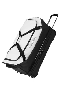 travelite Basics torba podróżna na kółkach z wodoodpornego materiału, miękka torba zwijana z zakładką, 70 cm, 98-119 litrów, biały, Rollenreisetasche 70 cm, Torba podróżna na kółkach z wodoodpornego - Torby podróżne - miniaturka - grafika 1