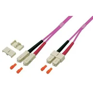 Kable światłowodowe - Techly ILWL D5-B-010/OM4 kabel InfiniBand / światłowodowy 1 m SC Fuksja ILWL D5-B-010/OM4 - miniaturka - grafika 1