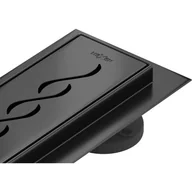 Odpływy liniowe - Mexen Flat 360° M18 odpływ liniowy obrotowy 90 cm, czarny - 1723090-40 - miniaturka - grafika 1